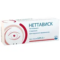 Купить: Неттависк 0,3% 5 г мазь глазная