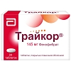 Купить Трайкор 145 мг 30 шт таблетки покрытые пленочной оболочкой