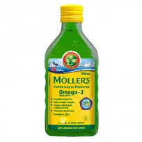 Купить: Möller Рыбий жир со вкусом лимона 250 мл