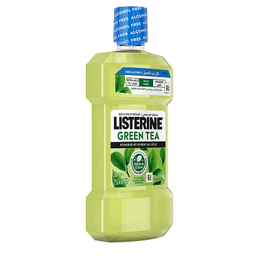 Купить Listerine 250 мл ополаскиватель для полости рта зеленый чай