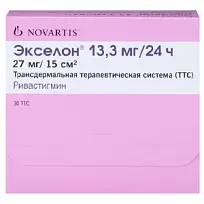 Купить: Экселон 13,3 мг/24 ч 30 шт трансдермальная терапевтическая система