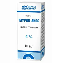 Купить: Таурин-Акос 4% 10 мл капли глазные
