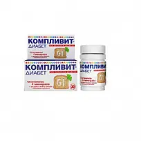 Купить: Компливит Диабет 30 шт таблетки