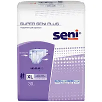 Купить: Seni Super Plus подгузники 30 шт размер XL 7 капель