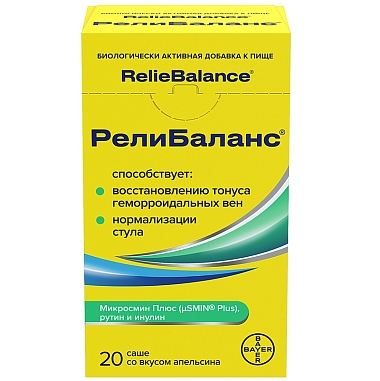 Купить Релибаланс 10 мл 20 шт суспензия для внутреннего применения со вкусом апельсина саше