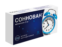 Купить: Соннован 3 мг 30 шт таблетки покрытые пленочной оболочкой