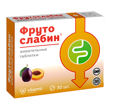 Купить Фрутослабин 600 мг 30 шт таблетки жевательные