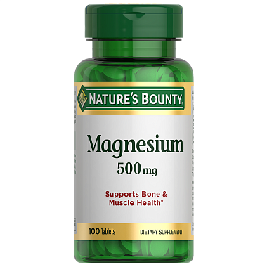Купить Nature's Bounty Магний 500 мг 100 шт таблетки
