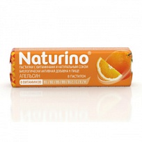 Купить: Naturino 8 шт пастилки с витаминами и натуральным соком апельсин