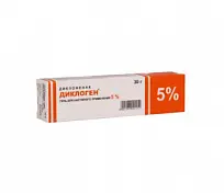 Купить: Диклоген 5 % 30 г гель для наружного применения