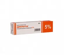 Купить: Диклоген 5 % 30 г гель для наружного применения