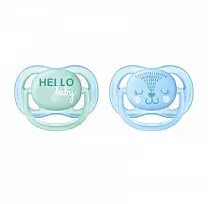 Купить: Philips Avent Ultra Air SCF342/20 2 шт соска-пустышка силиконовая ортодонтическая 0-6 мес