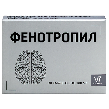 Купить Фенотропил 100 мг 30 шт таблетки