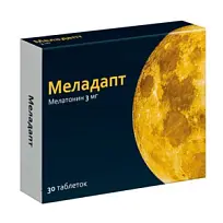 Купить: Меладапт 3 мг 30 шт таблетки покрытые пленочной оболочкой 