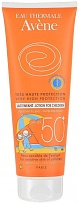 Купить: Avene 250 мл детское молочко солнцезащитное SPF50+