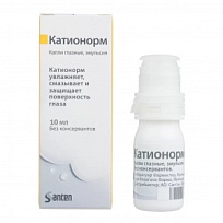 Купить: Катионорм 10 мл 1 шт капли глазные