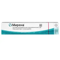 Купить: Мирена 52 мг 1 шт система внутриматочная терапевтическая (спираль)