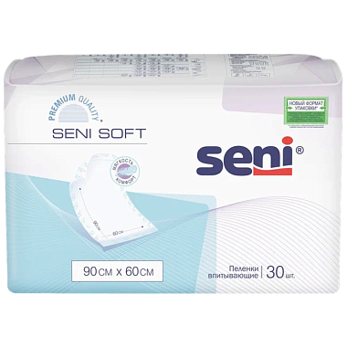 Купить Seni Soft пеленки 30 шт 60 см х 90 см