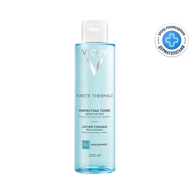 Купить Vichy Purete Thermale 200 мл тоник совершенствующий для лица очищающий и увлажняющий