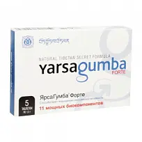 Купить: Ярсагумба Форте 1,5 г 5 шт таблетки