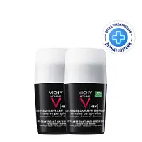 Купить: Vichy Homme 50 мл 2 шт дезодорант-антиперсперант для чувствительной кожи 48 ч