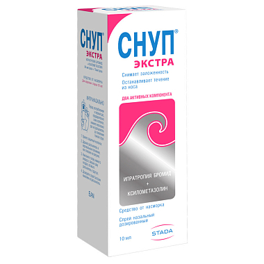 Купить Снуп Экстра 84 мкг + 70 м 10 мл 60 доз спрей назальный дозированный