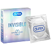 Купить Durex Invisible Extra Lube 3 шт презервативы из натурального латекса ультратонкие