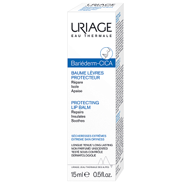 Купить Uriage Bariederm 15 мл бальзам-цика для губ восстанавливающий