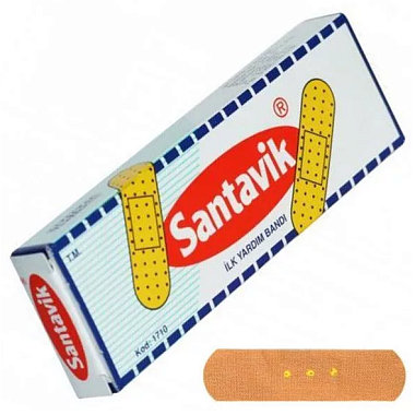 Купить Пластырь Сантавик 1,9см x 7,2см №10 ткан д/ран