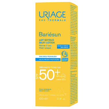 Купить Uriage Bariesun SPF 50+ 100 мл молочко шелковистое солнцезащитное