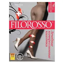 Купить: Filorosso колготки лечебные компрессионные 1 класс компрессии 70 den размер 3 бежевые