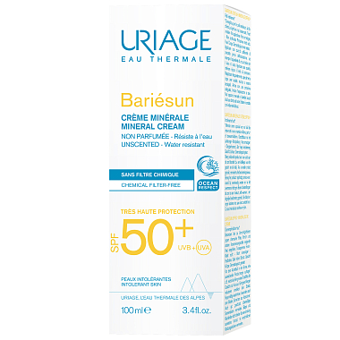 Купить Uriage Bariesun SPF 50+ 100 мл крем минеральный
