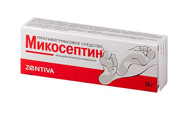 Купить Микосептин 30 г мазь для наружного применения