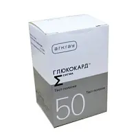 Купить: Глюкокард Сигма 50 шт тест-полоски к глюкометру
