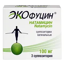 Купить: Экофуцин 100 мг 3 шт суппозитории вагинальные