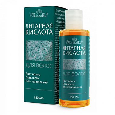 Купить Mirrolla Янтарная кислота 150 мл ополаскиватель для волос