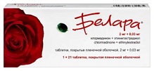 Купить: Белара 21 шт таблетки покрытые пленочной оболочкой