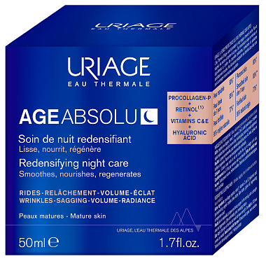 Купить Uriage Age Absolu 50 мл маска для лица восстанавливающая ночная