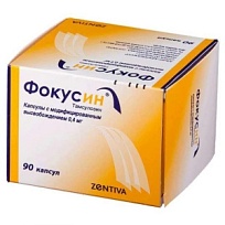 Купить: Фокусин 0,4 мг 90 шт капсулы с модифицированным высвобождением