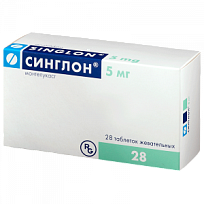 Купить: Синглон 5 мг 28 шт таблетки жевательные