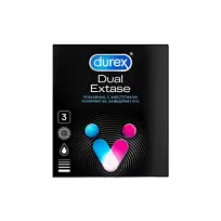 Купить: Durex Dual Extase 3 шт презервативы с анестетиком