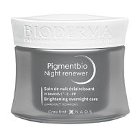 Купить: Bioderma Pigmentbio 50 мл крем ночной осветляющий и обновляющий