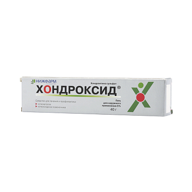 Купить Хондроксид 5% 40 г гель для наружного применения