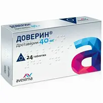 Купить: Доверин 40 мг 24 шт таблетки