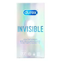 Купить: Durex Invisible 12 шт презервативы ультра тонкие