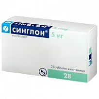Купить: Синглон 5 мг 28 шт таблетки жевательные