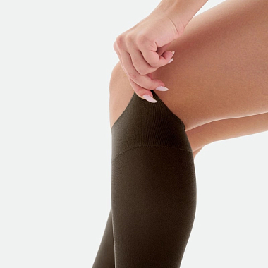 Купить Venoteks гольфы компрессионные размер XL Артикул 2С102 чёрные микрофибра