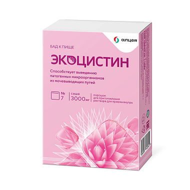 Купить Экоцистин 3 г 7 шт порошок для приготовления раствора для приема внутрь