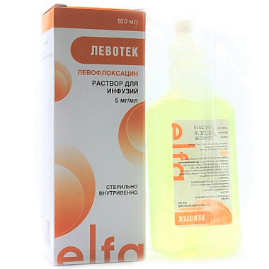 Купить Левотек 5 мг/мл 100 мл раствор для инфузий