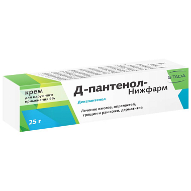 Купить Пантенол Д-Нижфарм 5% 25 г крем для наружного применения